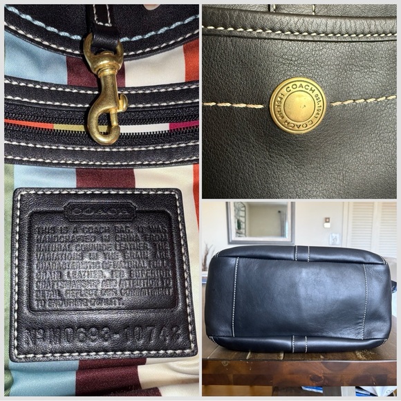 Coach Ergo Legacy 65th Anniversary Shoulder Bag 10743 in Black - Picture 8 of 8